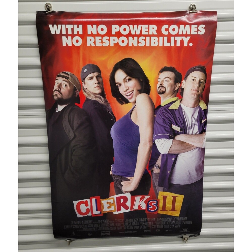 Official Clerks II Movie Poster 27x40 Comedy Kevin Smith View Askewniverse 2006